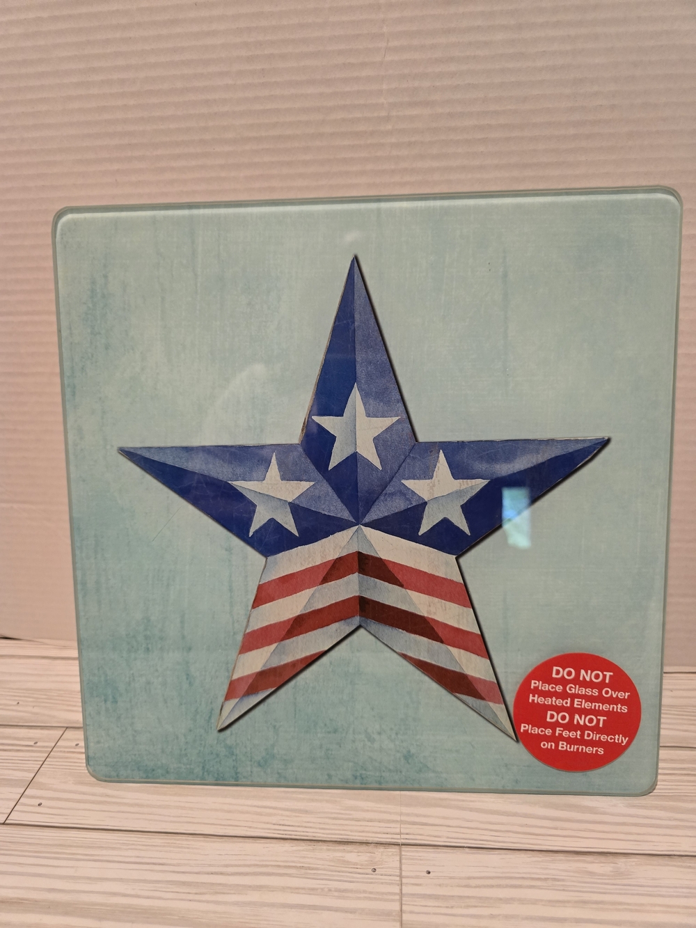 Tempered Glass Mini Instant Countertop Footed Star New In Box